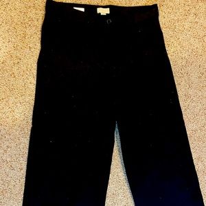 LOFT Wide Leg Crop Pants -Size 14 - Black